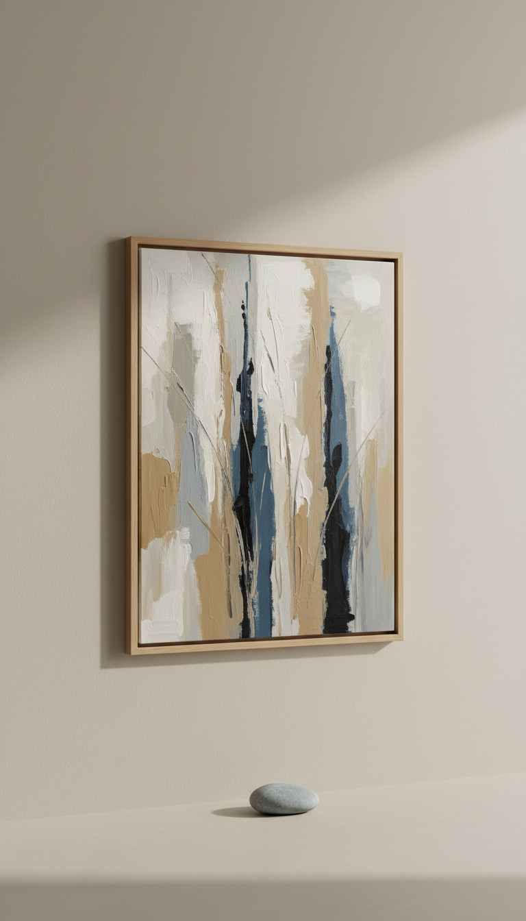 Dune Grass Abstract Painting